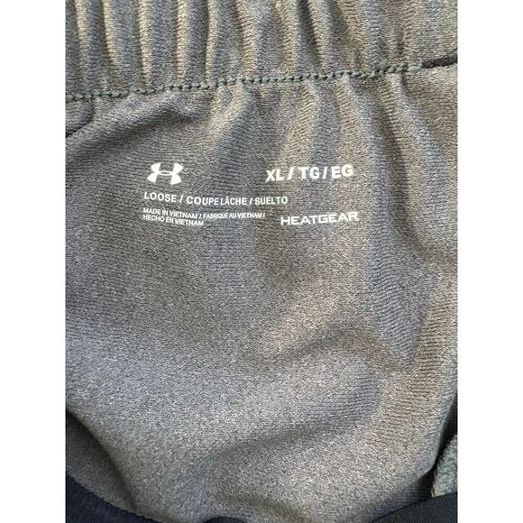 Under Armour Women's Play Up 3.0 Shorts Carbon Gray Black Size XL Gym 1344552 - Picture 6 of 6